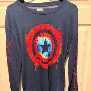 Captain American Long sleeve Tee